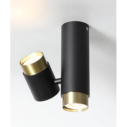 Czarna lampa sufitowa CGLOOK2BK salonowe tuby z regulacją