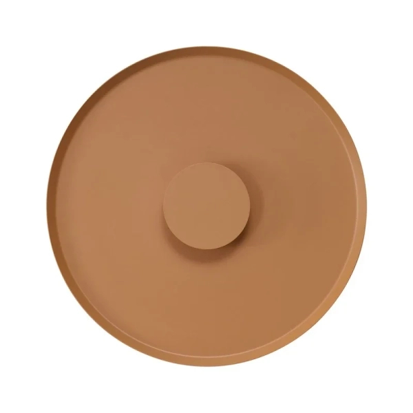 Ścienna lampa OTTO brązowa AZ7282 1xLED 6W 2700K okrągła do sypialni
