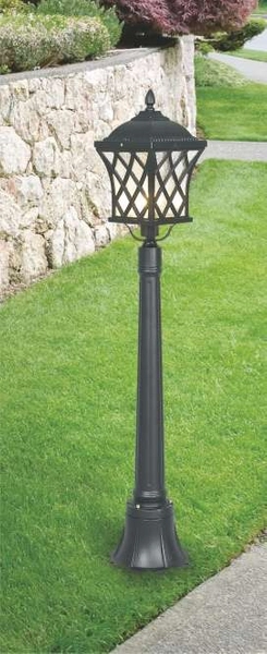 Stojąca LAMPA zewnętrzna TAY 5294 Nowodvorski metalowa OPRAWA ogrodowa latarenka IP23 czarna