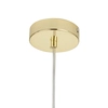 Wisząca lampa ball Flash MP1238-300 gold Step nad stół lustrzana złota