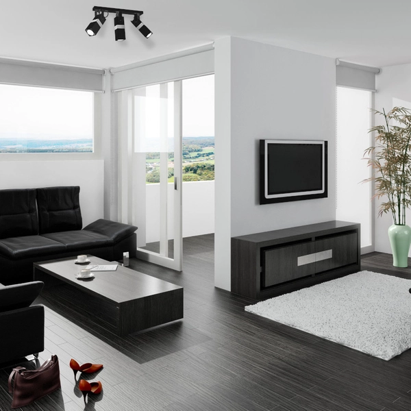 Regulowana LAMPA sufitowa VIDAR MLP6286 Milagro prostokątna OPRAWA plafon tuby metalowe czarne