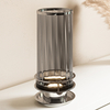 Lampa do salonu QN-ARNO-SMOKE-PN przydymiona srebrna
