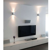LAMPA ścienna GM1200 ALU metalowa OPRAWA kinkiet aluminium