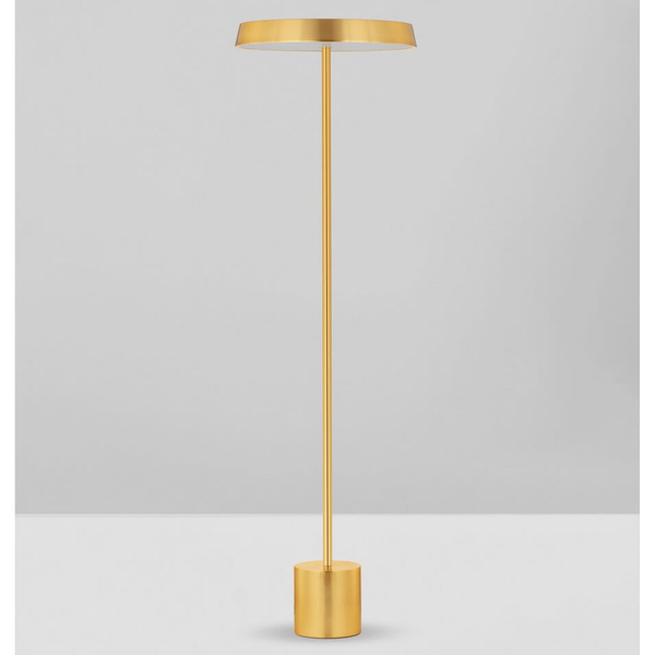Lampa stojąca sypialniana CORUNA LE44432 LED 33W 3000K plate złota