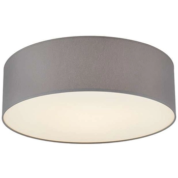 Plafon LAMPA sufitowa SPACE S 30655308 Kaspa abażurowa OPRAWA ścienna KINKIET okrągły szary