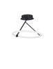 Pokojowa lampa sufitowa Cinco pierścień LED 21W 3000K czarny biały