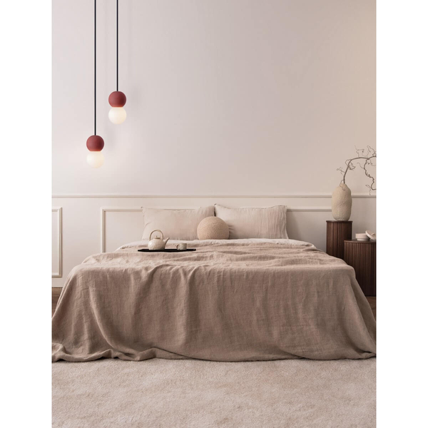 Zwisająca lampa do jadalni IBAGUE LE44661 kule balls biała czerwona