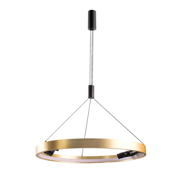 Wisząca lampa SERAFINO AZ5834 Azzardo LED 34W 3000K metalowa czarna złota