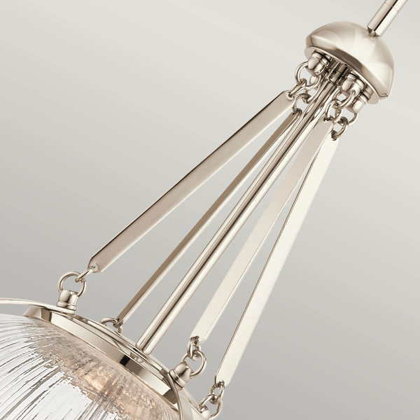 Wisząca lampa kula Aster KL-ASTER-P-PN Kichler metal szkło nikiel