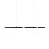 Wisząca lampa Laguna P0512 Maxlight LED 30W 3000K wąż świetlny czarny biały