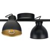 Industrialna lampa sufitowa MARS Sigma reflektorki czarne