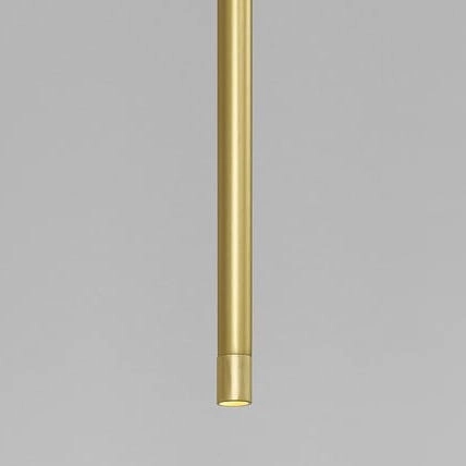 LAMPA wisząca BUGA LE41357 Luces Exclusivas metalowa OPRAWA zwis LED 5W 3000K tuba złota