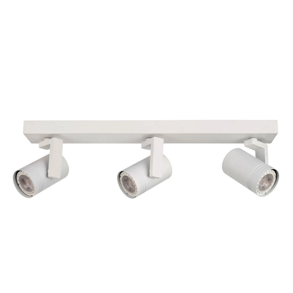 Natynkowa lampa sypialniana Spiela reflektorki białe