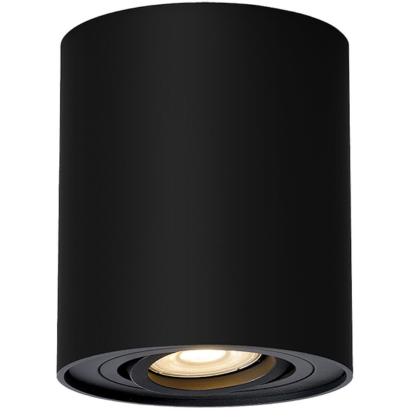 Minimalistyczny downlight natynkowy Kobald 2047 czarny spot nad blat