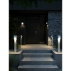 Tarasowa lampa ścienna PONTIO 2218171001 metalowa IP54 biały
