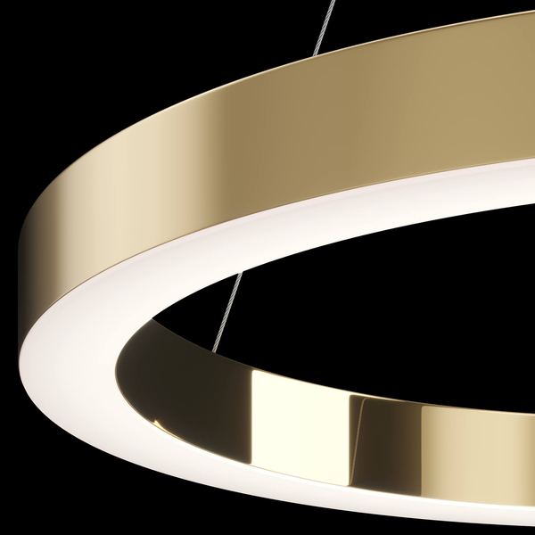 Lampa pierścieniowa wisząca Saturno MOD415PL-L45BS4K LED 45W 3500K złota