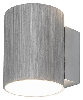 Nowoczesna LAMPA ścienna KAUNAS 7022 Rabalux okrągły kinkiet tuba downlight aluminium