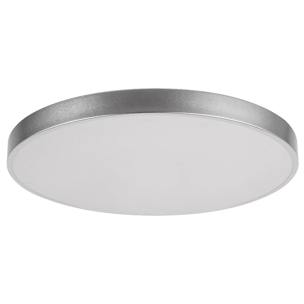 LAMPA sufitowa TESIA 3317 Rabalux nowoczesny plafon LED 3000K - 6000K z pilotem srebrny