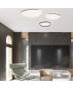 Nowoczesny plafon sufitowy 23205 LED 29W 3000K do przedpokoju czarny