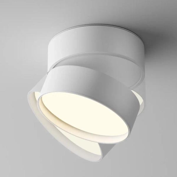 Sufitowa lampa Onda C024CL-18W3K-W-1 biała LED 18W 3000K spot