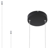 Nowoczesna LAMPA wisząca COCO 67300H Globo metalowe pierścienie LED 55W 2700K - 6000K zwis złoty