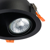 Punktowa lampa podtynkowa Dot 8826 czarny wpust do przedpokoju