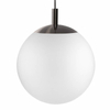 Kulista lampa wisząca ALUR 11138120 Kaspa kula ball biała czarna