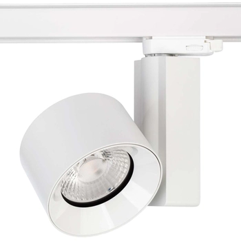 Reflektorowa LAMPA sufitowa NEA 8747 Nowodvorski okrągła OPRAWA metalowa LED 40W 4000K do systemu szynowego 3 - fazowego biał