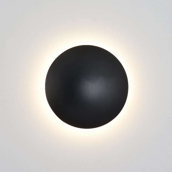 LAMPA sufitowa PLATILLO LP-8102/1C-6W BK Light Prestige metalowa OPRAWA plafon LED 6W 3000K okrągły moon czarny