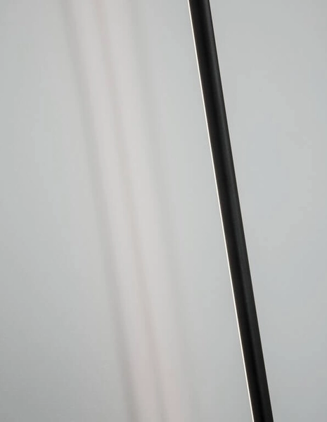 Minimalistyczna lampa ścienna Buin stick LED 20W 3000K czarna