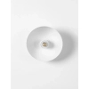 Minimalistyczna miska ścienna lampa VENTORO LE45589 biała