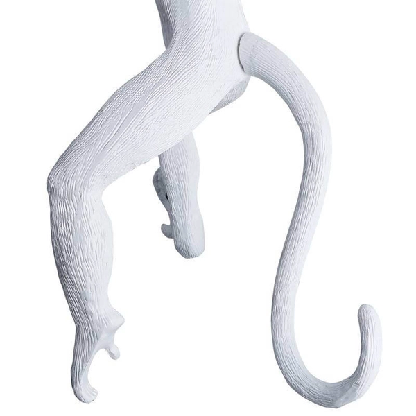 Ścienna lampa małpka Monkey ABR-KAR3-B Abruzzo dekoracyjna biały