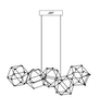 Designerska lampa wisząca ASIS LE42726 LED 25W 3000K geometryczna złota