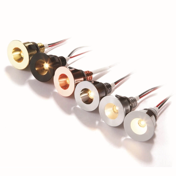 Lampa okragła podtynkowa POINT 288001205 LED 1W 4000K downlight złoty