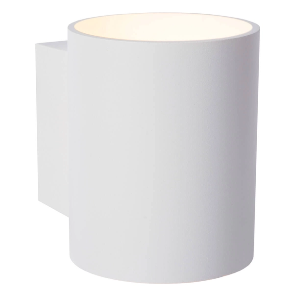 Ścienny kinkiet tuba XERA 23252/01/31 Lucide dół-góra do sypialni biały