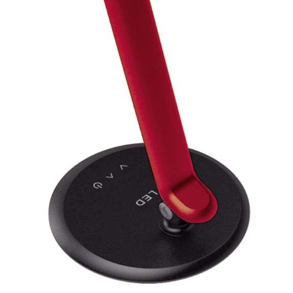 Stojąca LAMPA biurkowa Duo K-BL1201 czerwony Kaja stołowa LAMPKA metalowa LED 8W 5300K regulowana czerwona