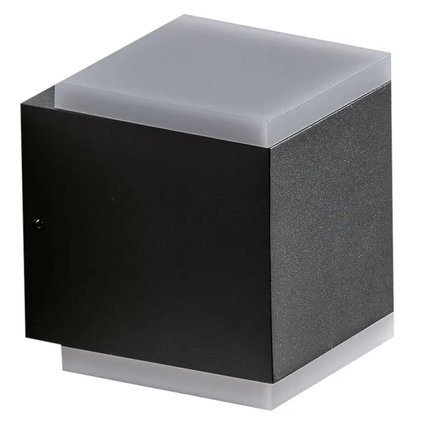 Kinkiet naścienny do sypialni Arbax AZ4341 Azzardo kostka czarny