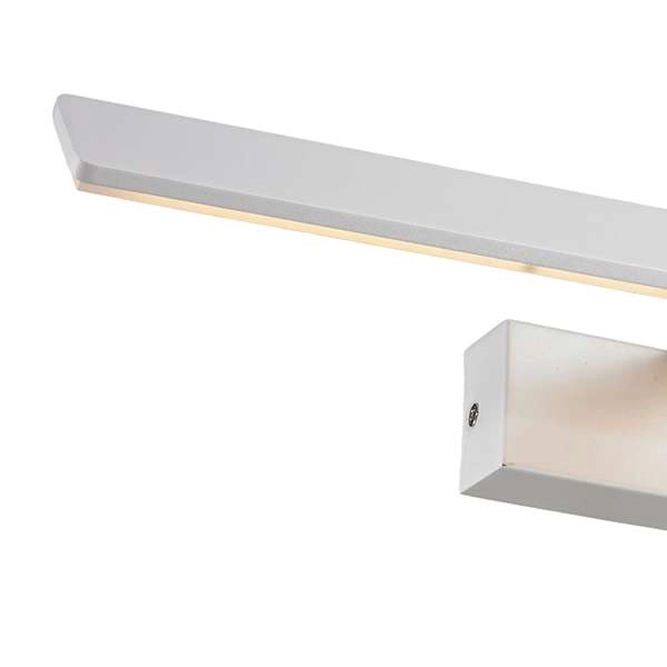 Kinkiet LAMPA ścienna CORTO MB1040L Italux metalowa OPRAWA listwa LED 15W 3000K galeryjka nad obraz biała