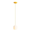 Wisząca lampa żółta FLASK szklana 1xE14 nad stół do kuchni 8500G21_S