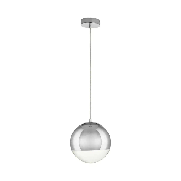 Lampa wisząca szklana kula Flash MP1238-200 chrome Step do jadalni chrom