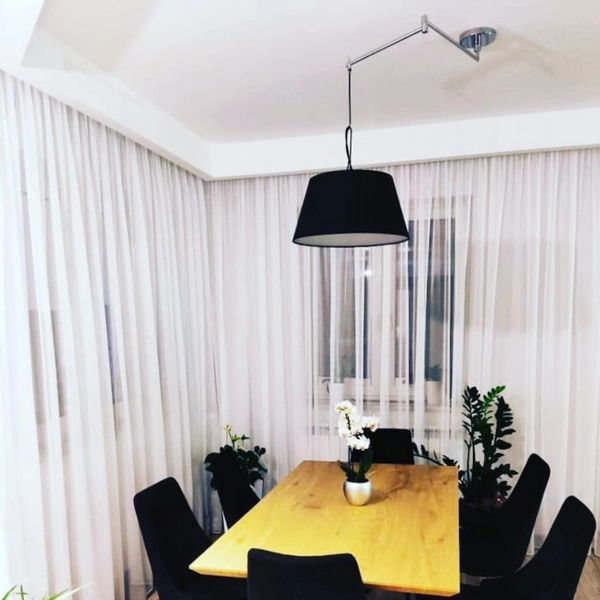 Materiałowy klosz do lampy Malaga AZ2590 Azzardo czarny