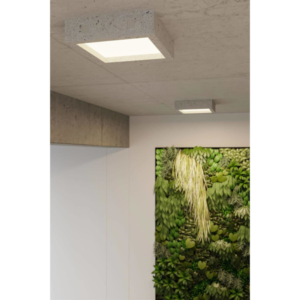 Betonowy plafon kuchenny SL.0995 LED 18W kwadratowa lampa sufitowa