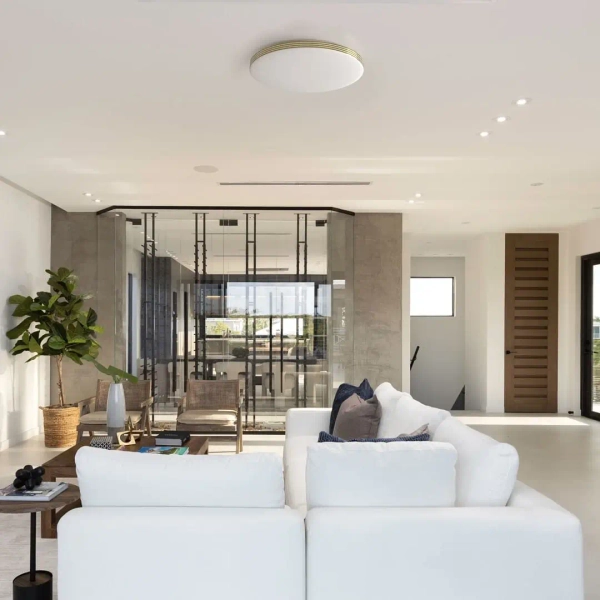 Łazienkowa lampa sufitowa BEVER ML0251 LED 16W 4000K IP44 biały