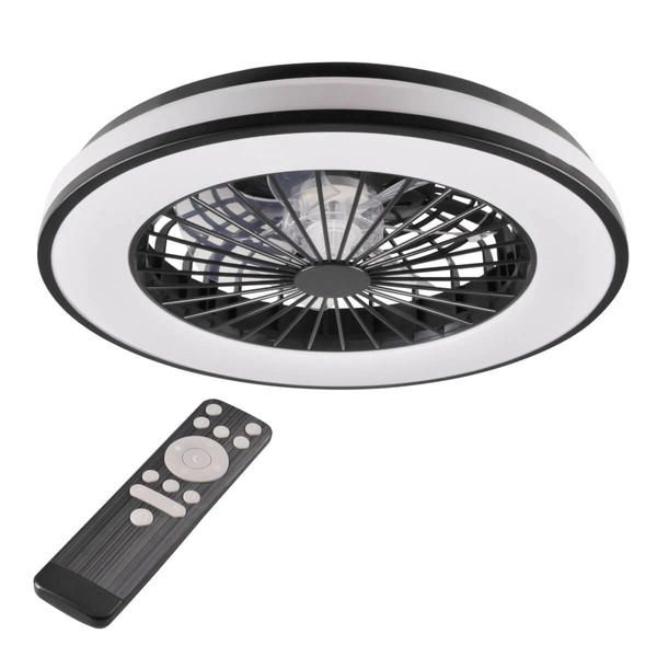 Wentylator sufitowy z pilotem KENYA 325808 LED 48W 3000-6500K czarny