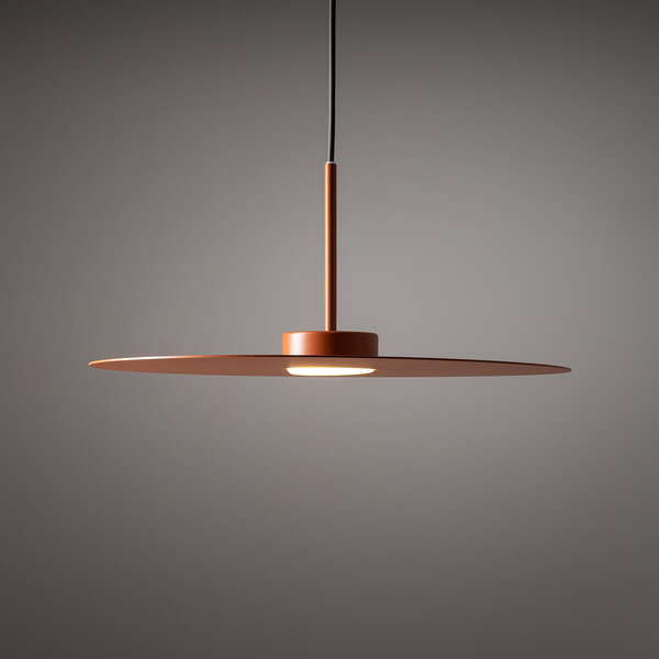 Lampa zwisająca kapeluszowa Simone 11412 Nowodvorski do kuchni terakota