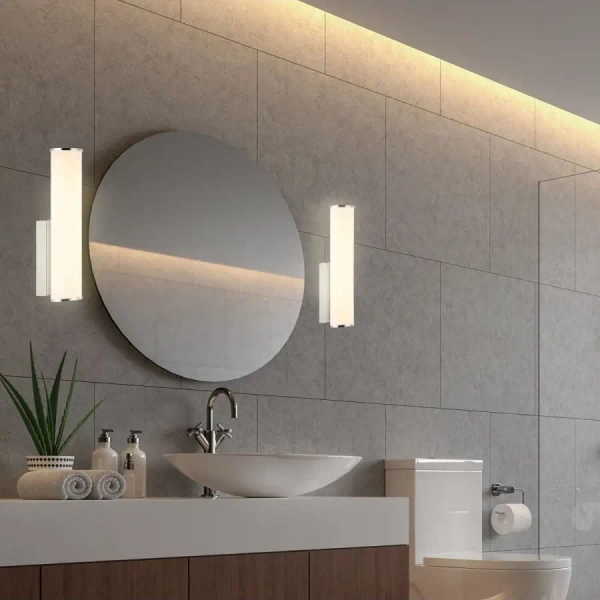 Łazienkowa naścienna lampa 22087 LED 7W 3000K podłużna IP44 biały