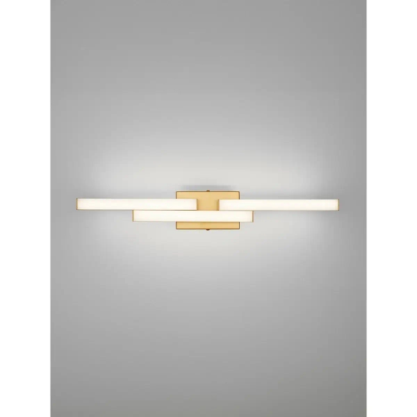 Kinkiet ścienny do łazienki MARVONA LE45681 LED 14W 4000K IP44 złota