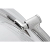 Stojący fotel regulowany Bubble Stand JH-200-2.L.GREY.17W chrom jasnoszary