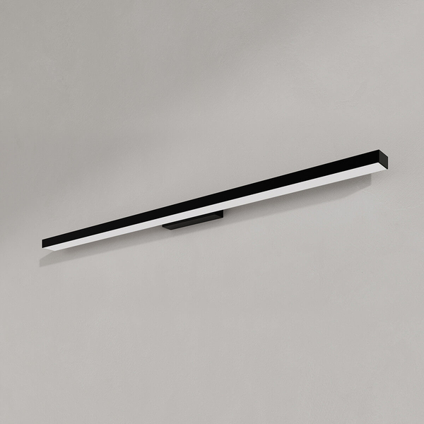 Przyścienna lampa Aqua LP-987/1W L BK LED 24W 3000-6000K IP44 czarny