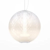 Kulista lampa wisząca okrągła Bruma MOD397PL-L15CH2.7K LED 15W 2700K chrom